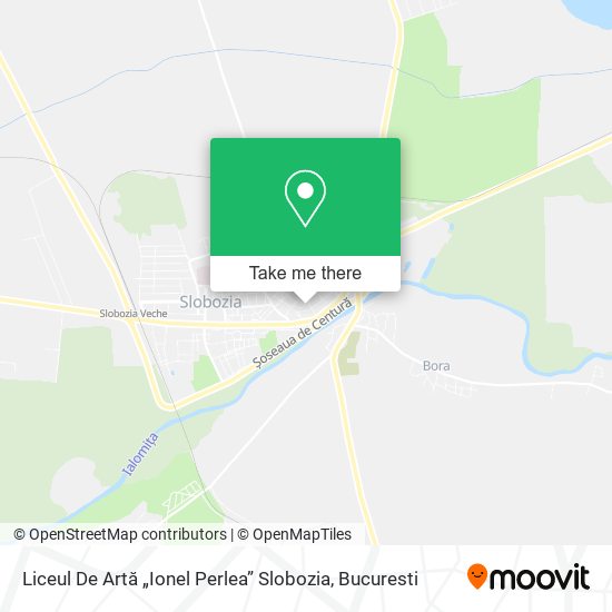 Liceul De Artă „Ionel Perlea” Slobozia map
