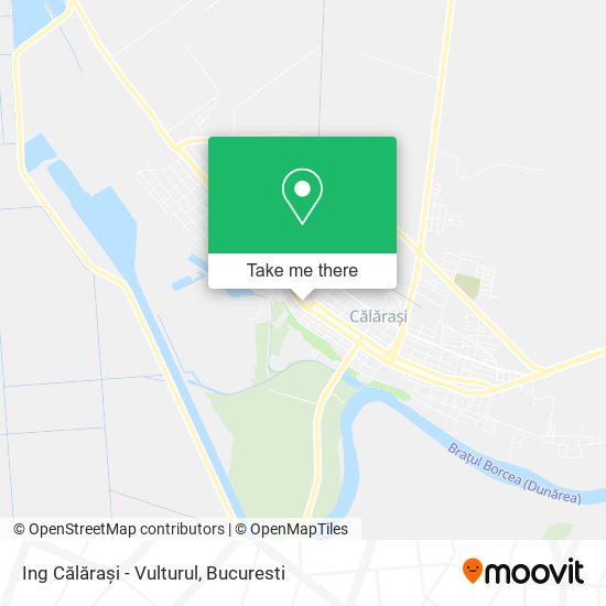 Ing Călărași - Vulturul map