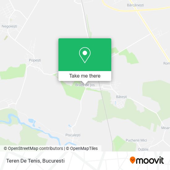 Teren De Tenis map