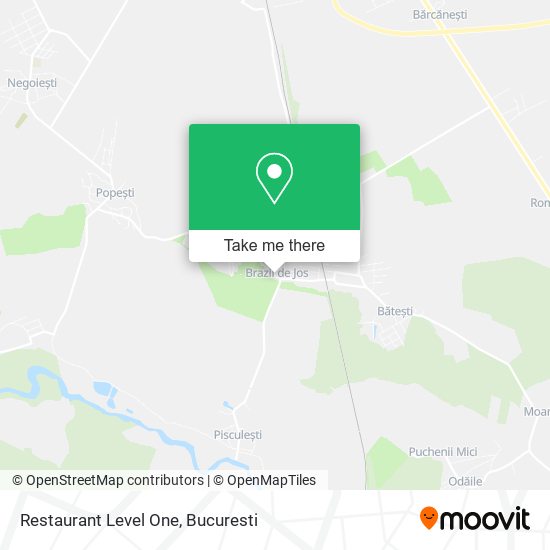 Restaurant Level One map