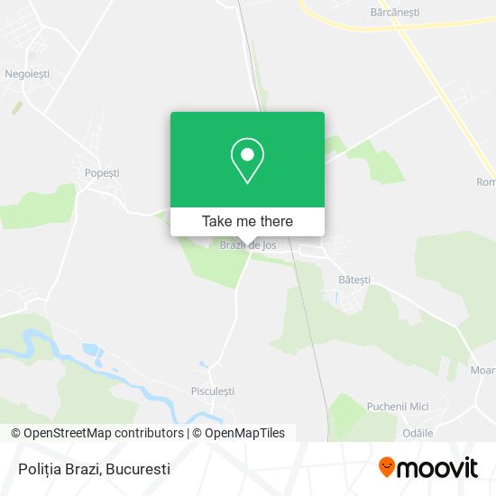 Poliția Brazi map