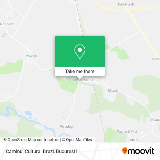 Căminul Cultural Brazi map