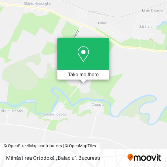 Mănăstirea Ortodoxă „Balaciu” map