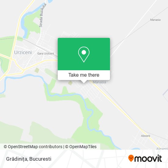 Grădinița map