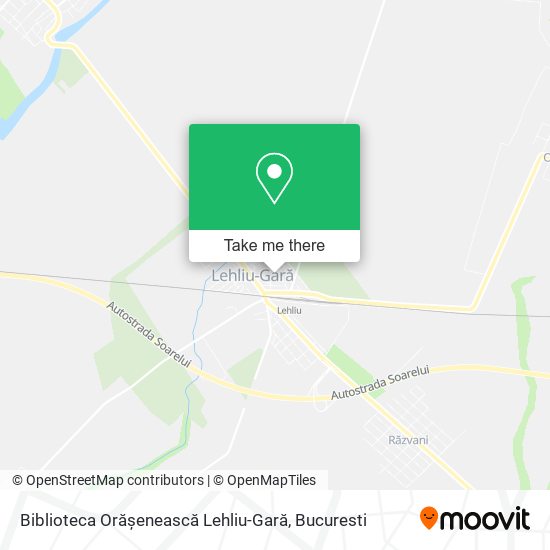 Biblioteca Orășenească Lehliu-Gară map
