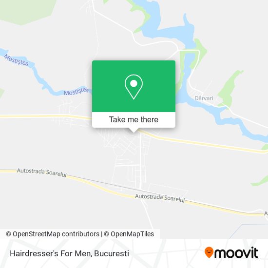 Hairdresser's For Men map