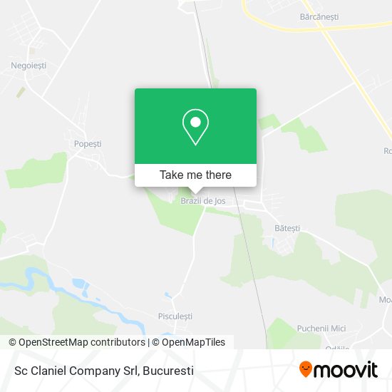 Sc Claniel Company Srl map