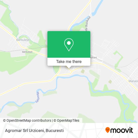 Agromar Srl Urziceni map