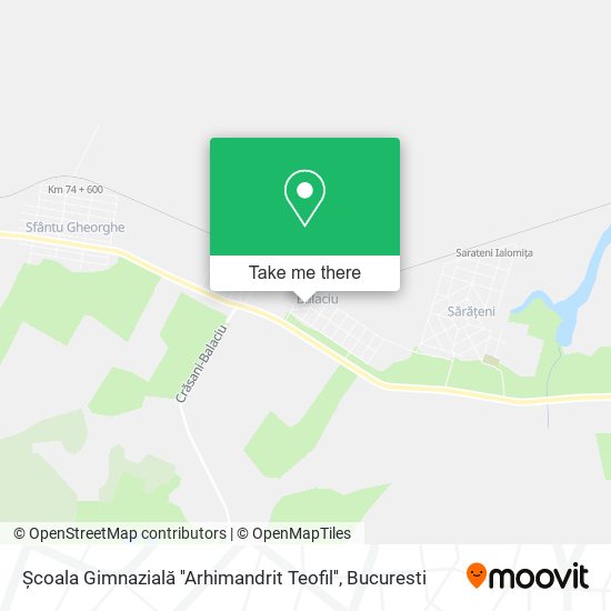 Școala Gimnazială ''Arhimandrit Teofil'' map