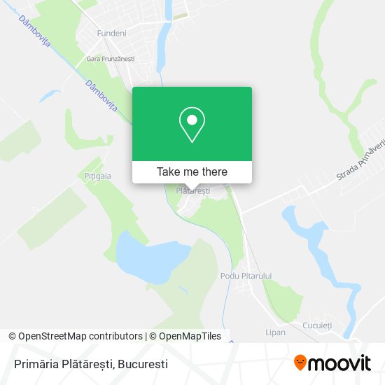 Primăria Plătărești map