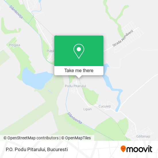 P.O. Podu Pitarului map