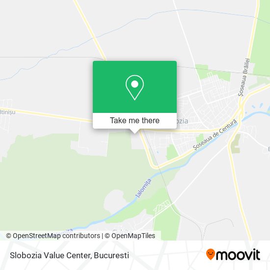 Slobozia Value Center map