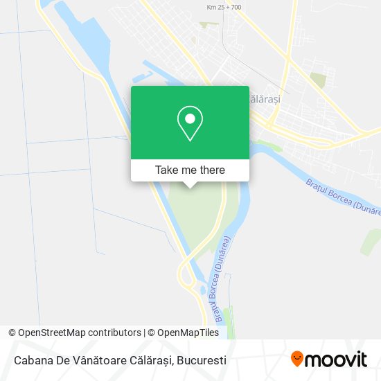Cabana De Vânătoare Călărași map