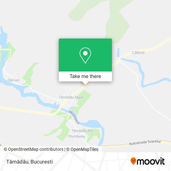Tămădău map