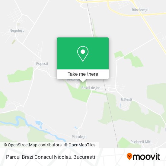 Parcul Brazi Conacul Nicolau map