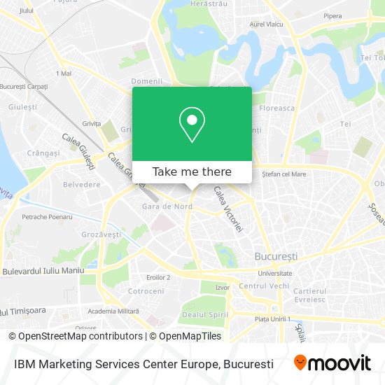 IBM Marketing Services Center Europe map