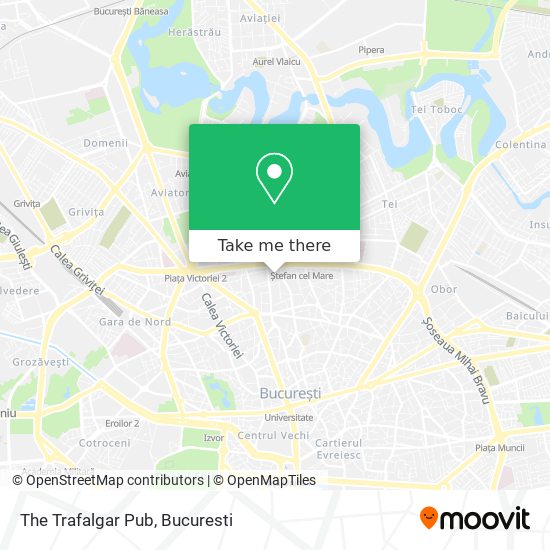 The Trafalgar Pub map