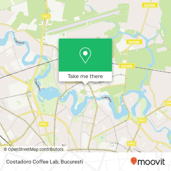 Costadoro Coffee Lab map
