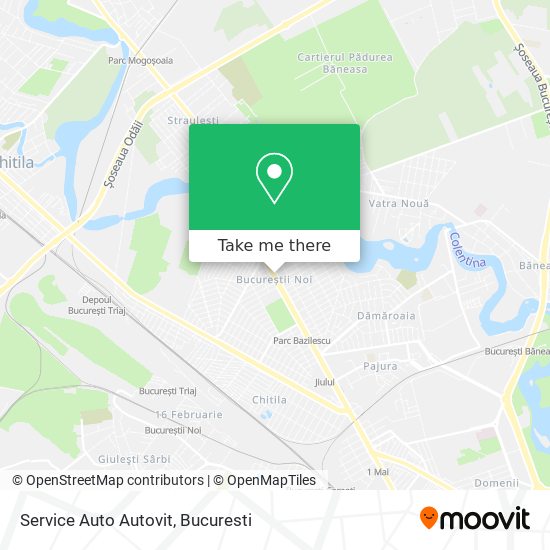 Service Auto Autovit map