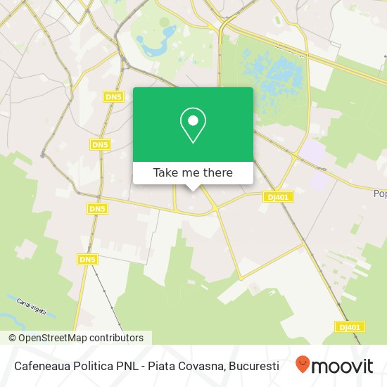 Cafeneaua Politica PNL - Piata Covasna map