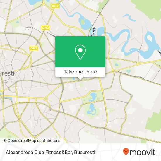 Alexandreea Club Fitness&Bar map