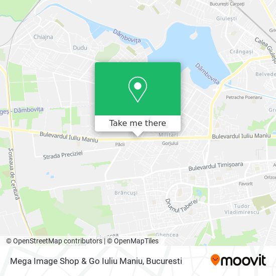 Mega Image Shop & Go Iuliu Maniu map