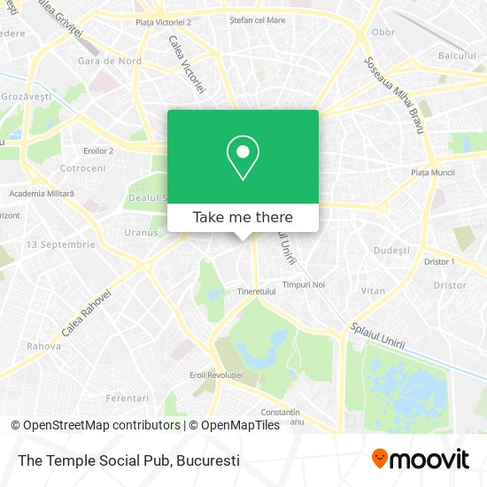 The Temple Social Pub map