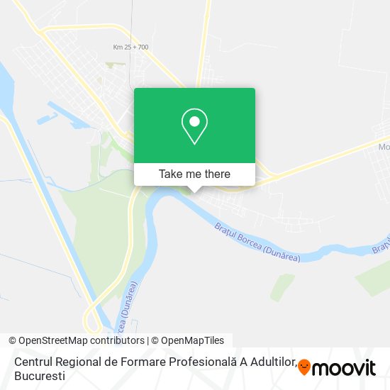 Centrul Regional de Formare Profesională A Adultilor map