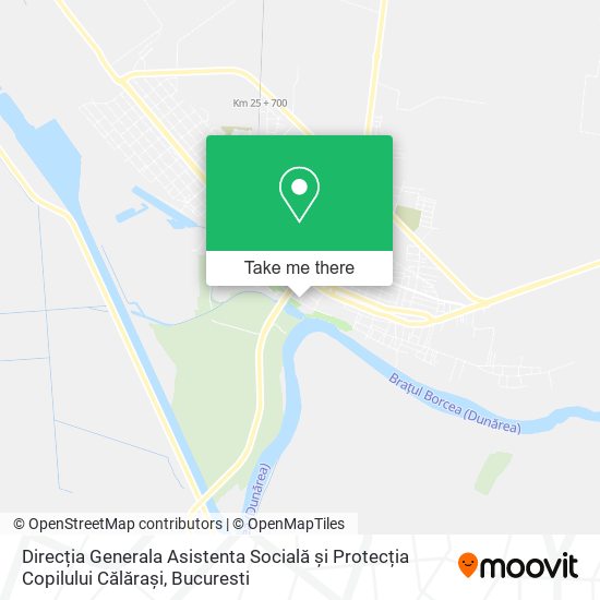 Direcția Generala Asistenta Socială și Protecția Copilului Călărași map