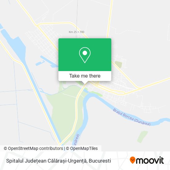 Spitalul Județean Călărași-Urgență map