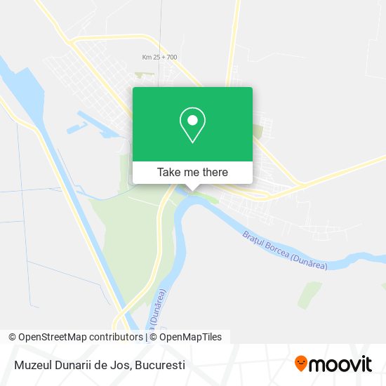 Muzeul Dunarii de Jos map
