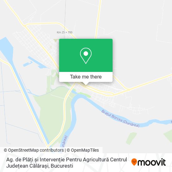 Ag. de Plăți și Intervenție Pentru Agricultură Centrul Județean Călărași map
