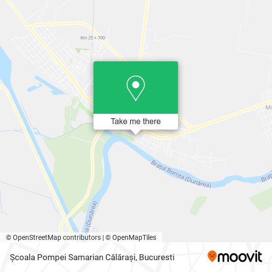 Școala Pompei Samarian Călărași map