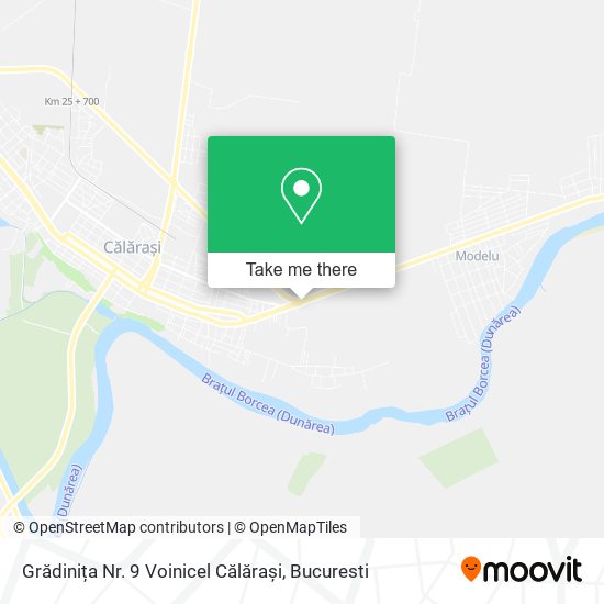 Grădinița Nr. 9 Voinicel Călărași map
