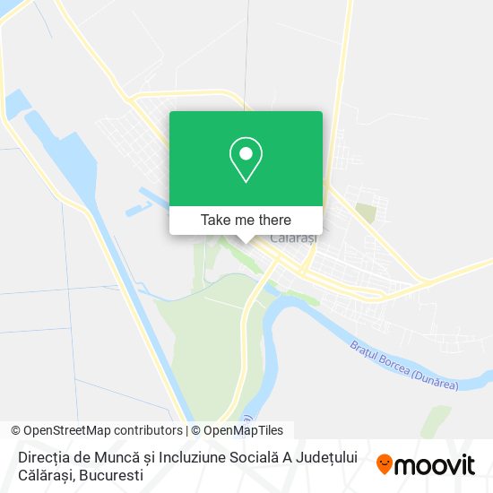 Direcția de Muncă și Incluziune Socială A Județului Călărași map