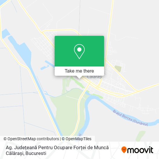 Ag. Județeană Pentru Ocupare Forței de Muncă Călărași map