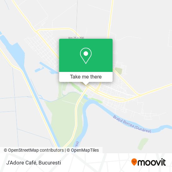 J'Adore Café map