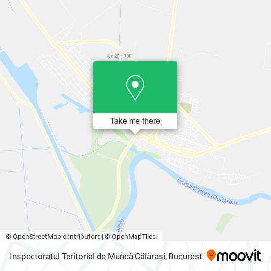 Inspectoratul Teritorial de Muncă Călărași map