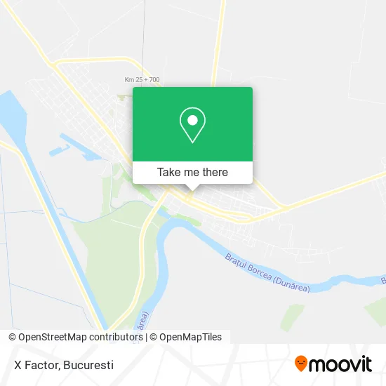 X Factor map