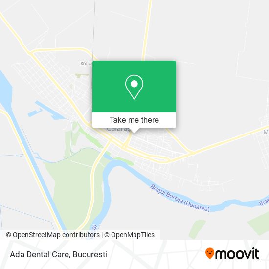 Ada Dental Care map