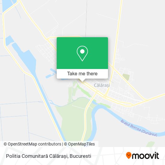 Politia Comunitară Călărași map