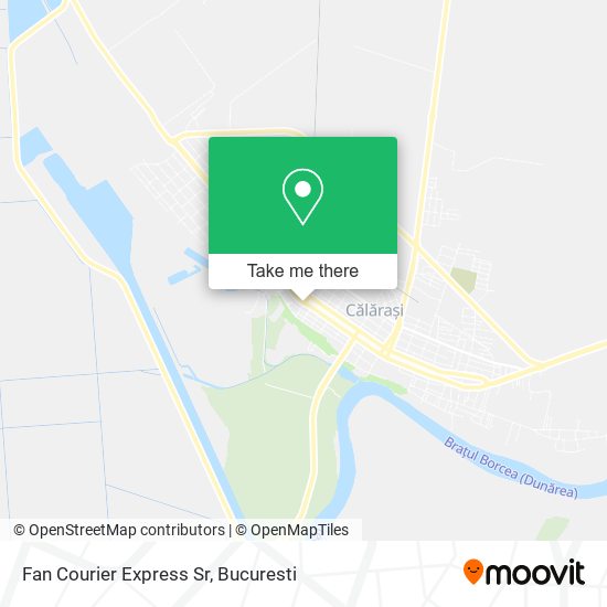 Fan Courier Express Sr map
