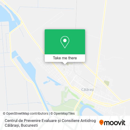 Centrul de Prevenire Evaluare și Consiliere Antidrog Călărași map