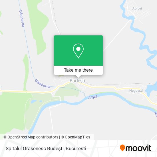 Spitalul Orășenesc Budești map