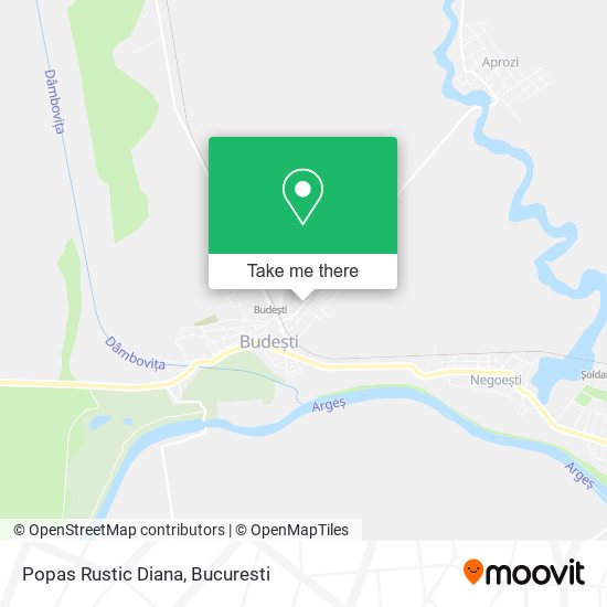 Popas Rustic Diana map