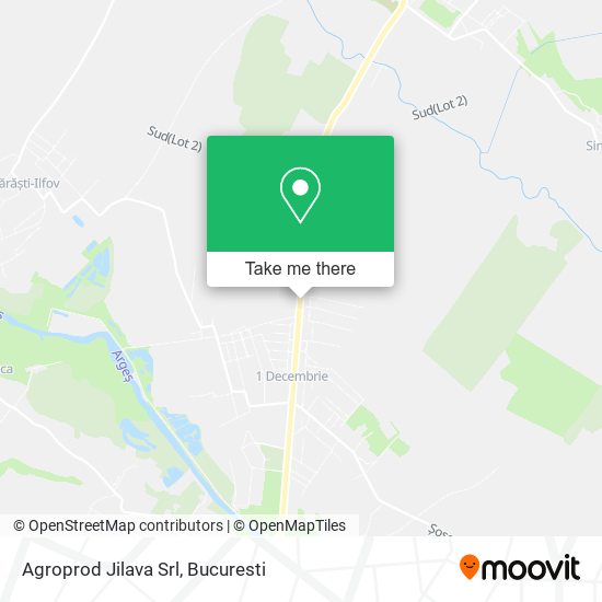 Agroprod Jilava Srl map
