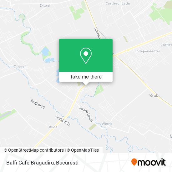Baffi Cafe Bragadiru map