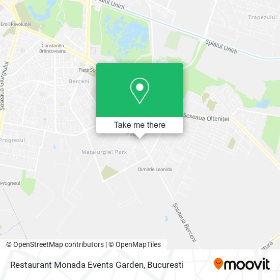 Restaurant Monada Events Garden map
