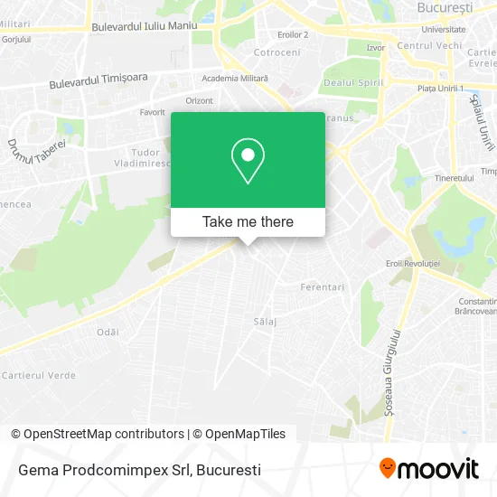 Gema Prodcomimpex Srl map