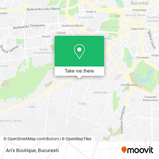 Ari's Boutique map